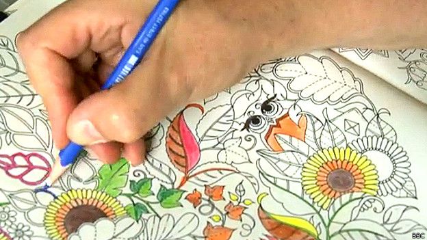 Just sitting colouring in