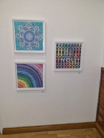 20260122_183251 Trowbridge Service Users Group was proud to attend the opening night of Art Heals, a new exhibition by our friend and long-time supporter Nicola Davis, now showing at The Pound Arts Centre, Corsham